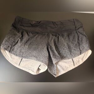 Black and Gray Speckled Strapless Top